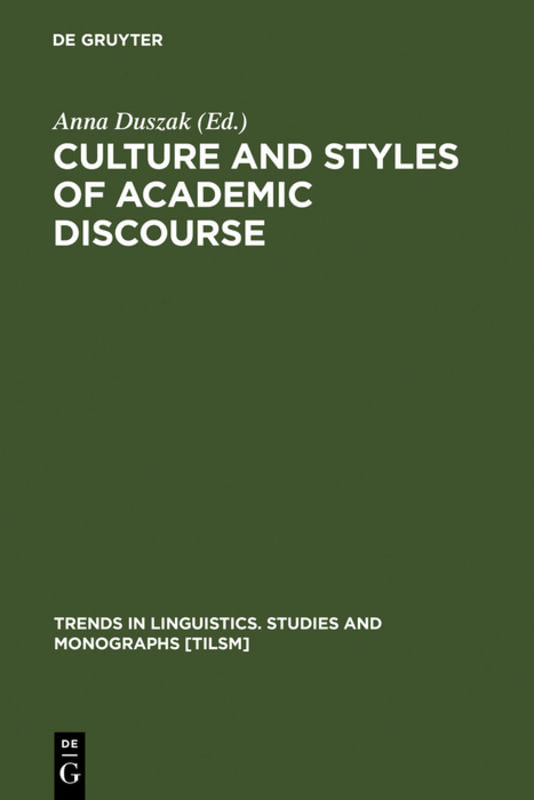 Culture and Styles of Academic Discourse ebooksz